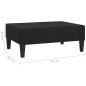 vidaXL Reposapiés de terciopelo negro 78x56x32 cm vidaXL Reposapiés de terciopelo negro 78x56x32 cm
