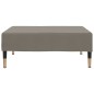 vidaXL Taburete de terciopelo gris claro 78x56x32 cm vidaXL Taburete de terciopelo gris claro 78x56x32 cm