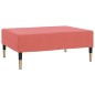vidaXL Reposapiés de terciopelo rosa 78x56x32 cm vidaXL Reposapiés de terciopelo rosa 78x56x32 cm