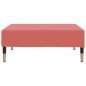 vidaXL Reposapiés de terciopelo rosa 78x56x32 cm vidaXL Reposapiés de terciopelo rosa 78x56x32 cm