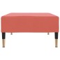 vidaXL Reposapiés de terciopelo rosa 78x56x32 cm vidaXL Reposapiés de terciopelo rosa 78x56x32 cm