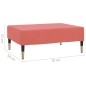 vidaXL Reposapiés de terciopelo rosa 78x56x32 cm vidaXL Reposapiés de terciopelo rosa 78x56x32 cm