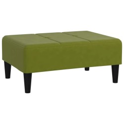 vidaXL Reposapiés de terciopelo verde 78x56x32 cm
