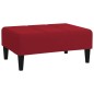vidaXL Reposapiés de terciopelo rojo vino tinto 78x56x32 cm vidaXL Reposapiés de terciopelo rojo vino tinto 78x56x32 cm