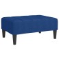 vidaXL Reposapiés de tela azul 78x56x32 cm vidaXL Reposapiés de tela azul 78x56x32 cm