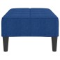 vidaXL Reposapiés de tela azul 78x56x32 cm vidaXL Reposapiés de tela azul 78x56x32 cm
