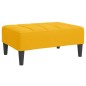 vidaXL Reposapiés de terciopelo amarillo 78x56x32 cm