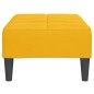 vidaXL Reposapiés de terciopelo amarillo 78x56x32 cm
