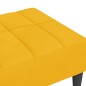 vidaXL Reposapiés de terciopelo amarillo 78x56x32 cm