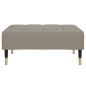 vidaXL Reposapiés de terciopelo gris claro 78x56x32 cm vidaXL Reposapiés de terciopelo gris claro 78x56x32 cm