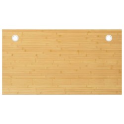 vidaXL Tablero de escritorio de bambú 110x60x1,5 cm