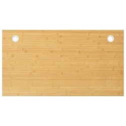 vidaXL Tablero de escritorio de bambú 110x60x2,5 cm