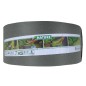 Nature Bordura de jardín gris 15cmx40m 3mm