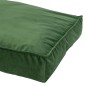 Madison Cojín para perros Velvet verde 80x55x15 cm