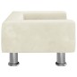 vidaXL Sofá para niños de terciopelo crema 50x40x26,5 cm vidaXL Sofá para niños de terciopelo crema 50x40x26,5 cm