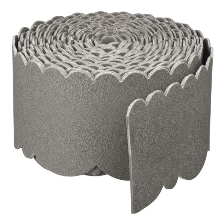 Nature Bordura decorativa de jardín gris 0,13x12 m 3 mm