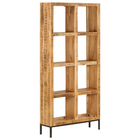 vidaXL Estantería madera maciza de mango 80x25x175 cm