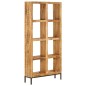 vidaXL Estantería madera maciza de mango 80x25x175 cm