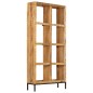 vidaXL Estantería madera maciza de mango 80x25x175 cm