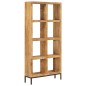 vidaXL Estantería madera maciza de mango 80x25x175 cm