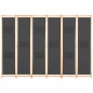 vidaXL Biombo divisor de 6 paneles de tela gris 240x170x4 cm vidaXL Biombo divisor de 6 paneles de tela gris 240x170x4 cm
