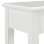 vidaXL Mesa consola de madera blanco 110x35x80 cm vidaXL Mesa consola de madera blanco 110x35x80 cm
