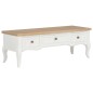 vidaXL Mueble para TV de madera blanco 100x35x35 cm vidaXL Mueble para TV de madera blanco 100x35x35 cm