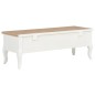 vidaXL Mueble para TV de madera blanco 100x35x35 cm vidaXL Mueble para TV de madera blanco 100x35x35 cm