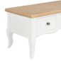 vidaXL Mueble para TV de madera blanco 100x35x35 cm vidaXL Mueble para TV de madera blanco 100x35x35 cm