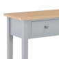 vidaXL Mesa consola tocador de madera gris 79x30x74 cm vidaXL Mesa consola tocador de madera gris 79x30x74 cm