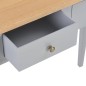 vidaXL Mesa consola tocador de madera gris 79x30x74 cm vidaXL Mesa consola tocador de madera gris 79x30x74 cm