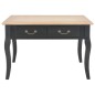 vidaXL Mesa de centro de madera negra 80x80x50 cm vidaXL Mesa de centro de madera negra 80x80x50 cm
