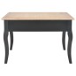 vidaXL Mesa de centro de madera negra 80x80x50 cm vidaXL Mesa de centro de madera negra 80x80x50 cm