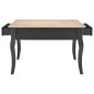 vidaXL Mesa de centro de madera negra 80x80x50 cm vidaXL Mesa de centro de madera negra 80x80x50 cm