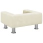 vidaXL Sofá para niños de terciopelo crema 50x40x26,5 cm vidaXL Sofá para niños de terciopelo crema 50x40x26,5 cm