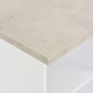 vidaXL Mesa alta de bar blanco y gris hormigón 60x60x110 cm vidaXL Mesa alta de bar blanco y gris hormigón 60x60x110 cm