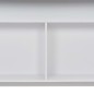 vidaXL Mesa de bar con 2 tableros blanca 130x40x120 cm vidaXL Mesa de bar con 2 tableros blanca 130x40x120 cm