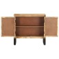 vidaXL Aparador de madera de mango maciza 80x30x76 cm vidaXL Aparador de madera de mango maciza 80x30x76 cm