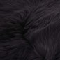 vidaXL Alfombra de piel de oveja gris oscuro 60x180 cm 