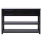 vidaXL Aparador de madera negro 115x30x76 cm vidaXL Aparador de madera negro 115x30x76 cm