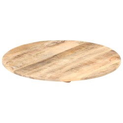 vidaXL Superficie de mesa redonda madera maciza de mango 15-16 mm 40cm