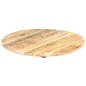 vidaXL Superficie de mesa redonda madera maciza de mango 15-16 mm 40cm vidaXL Superficie de mesa redonda madera maciza de mango 15-16 mm 40cm
