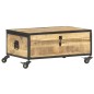 vidaXL Mesa de centro de madera maciza de mango 70x50x33 cm vidaXL Mesa de centro de madera maciza de mango 70x50x33 cm