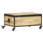vidaXL Mesa de centro de madera maciza de mango 70x50x33 cm vidaXL Mesa de centro de madera maciza de mango 70x50x33 cm