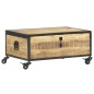vidaXL Mesa de centro de madera maciza de mango 70x50x33 cm vidaXL Mesa de centro de madera maciza de mango 70x50x33 cm