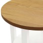 vidaXL Mesita auxiliar de madera de roble maciza 40x50 cm vidaXL Mesita auxiliar de madera de roble maciza 40x50 cm