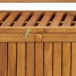 vidaXL Banco de almacenaje de jardín madera maciza acacia 170 cm vidaXL Banco de almacenaje de jardín madera maciza acacia 170 cm