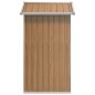 vidaXL Cobertizo de jardín acero galvanizado marrón 126x97,5x177 cm vidaXL Cobertizo de jardín acero galvanizado marrón 126x97,5x177 cm