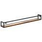 vidaXL Estantes de pared 2 unidades 160 cm madera de mango rugosa