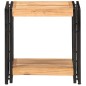 vidaXL Mesa auxiliar de madera maciza de acacia 40x30x40 cm vidaXL Mesa auxiliar de madera maciza de acacia 40x30x40 cm